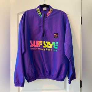 Vintage Retro Surf Style windbreaker